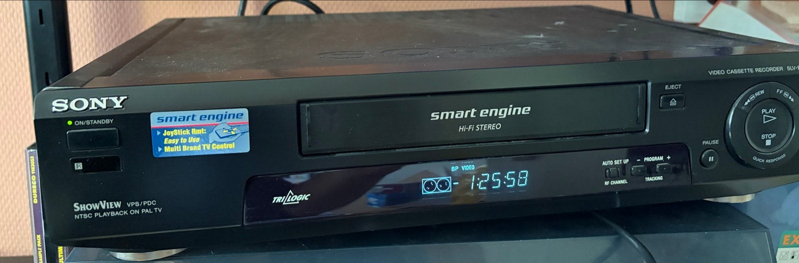 Sony SLV-E730 VHS recorder Hi-Fi Stereo-AB & Boekjes(Getest), Ophalen of Verzenden, Zo goed als nieuw, VHS-speler of -recorder