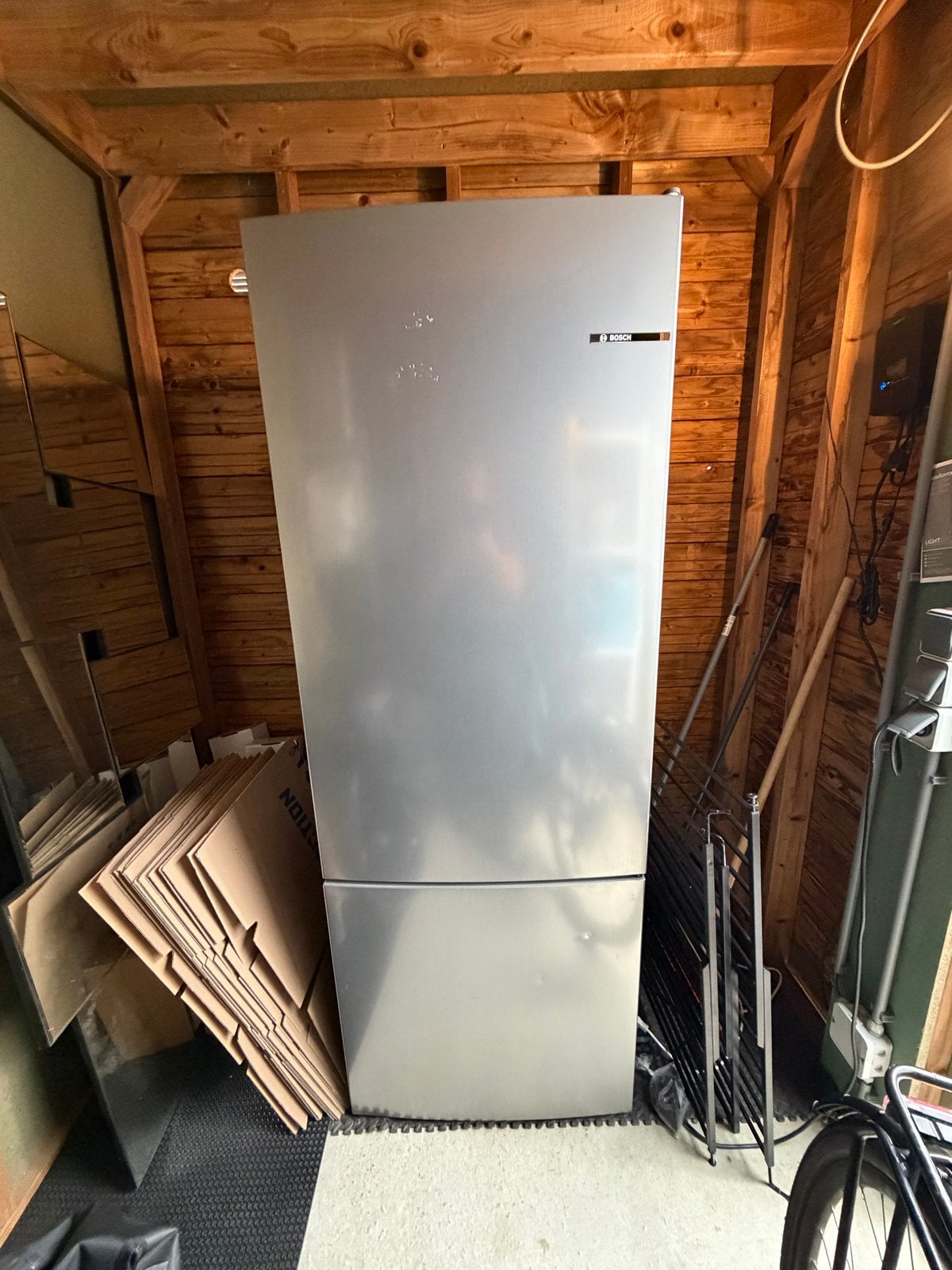 Bosch KGV58VLEAS koel-vriescombinatie – garantie, Ophalen, 150 tot 200 liter, 60 cm of meer, Met aparte vriezer