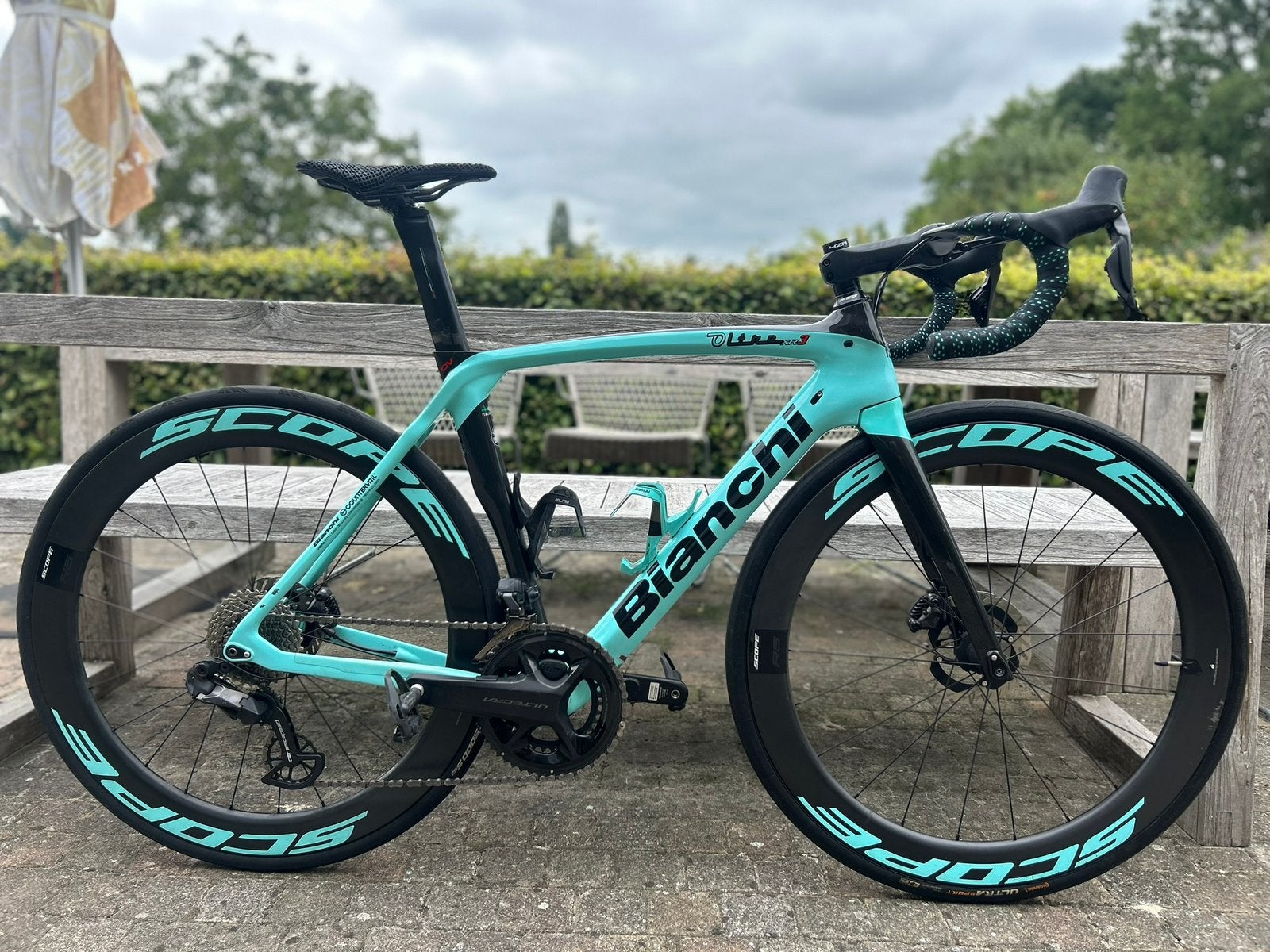 Bianchi Oltre XR3 - Ultegra di2 12sp, Carbon, Zo goed als nieuw, Meer dan 20 versnellingen, 53 tot 57 cm