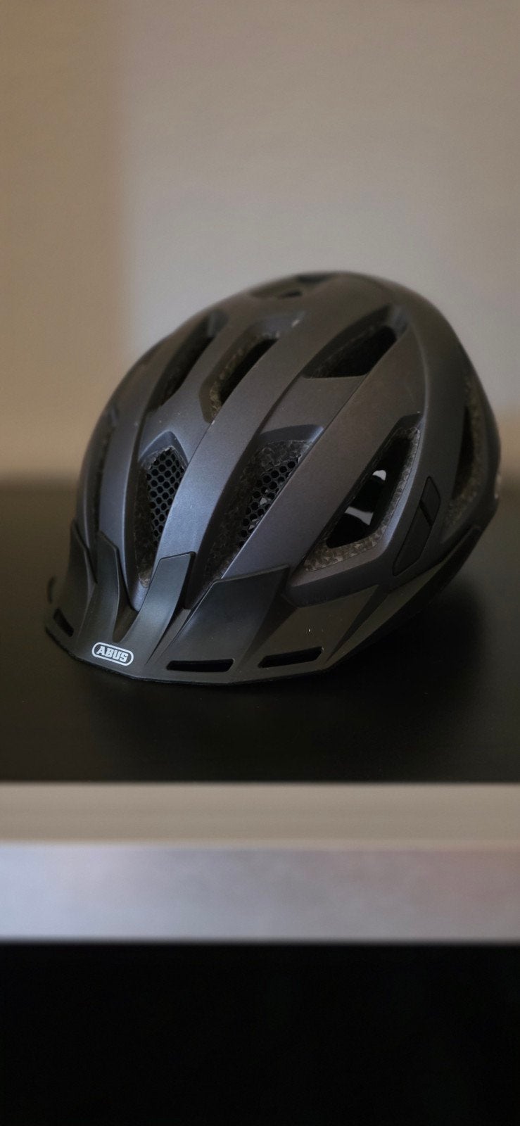 ABUS Urban-I 3.0 Fietshelm - Mat Zwart - Maat M 52-58cm, Fietsen en Brommers, M, Ophalen of Verzenden, Zo goed als nieuw, ABUS