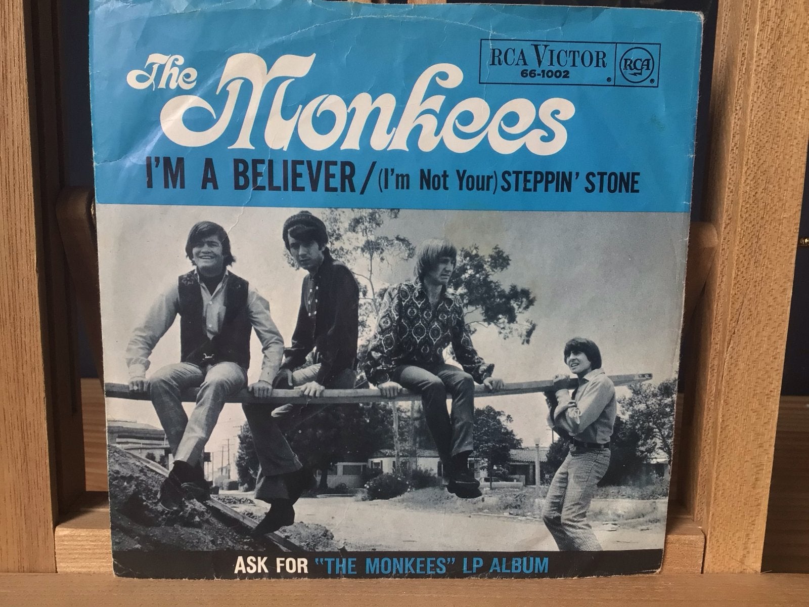 The Monkees - I'm a Believer / Steppin' Stone, Cd's en Dvd's, Vinyl Singles, Ophalen of Verzenden, Gebruikt, Pop