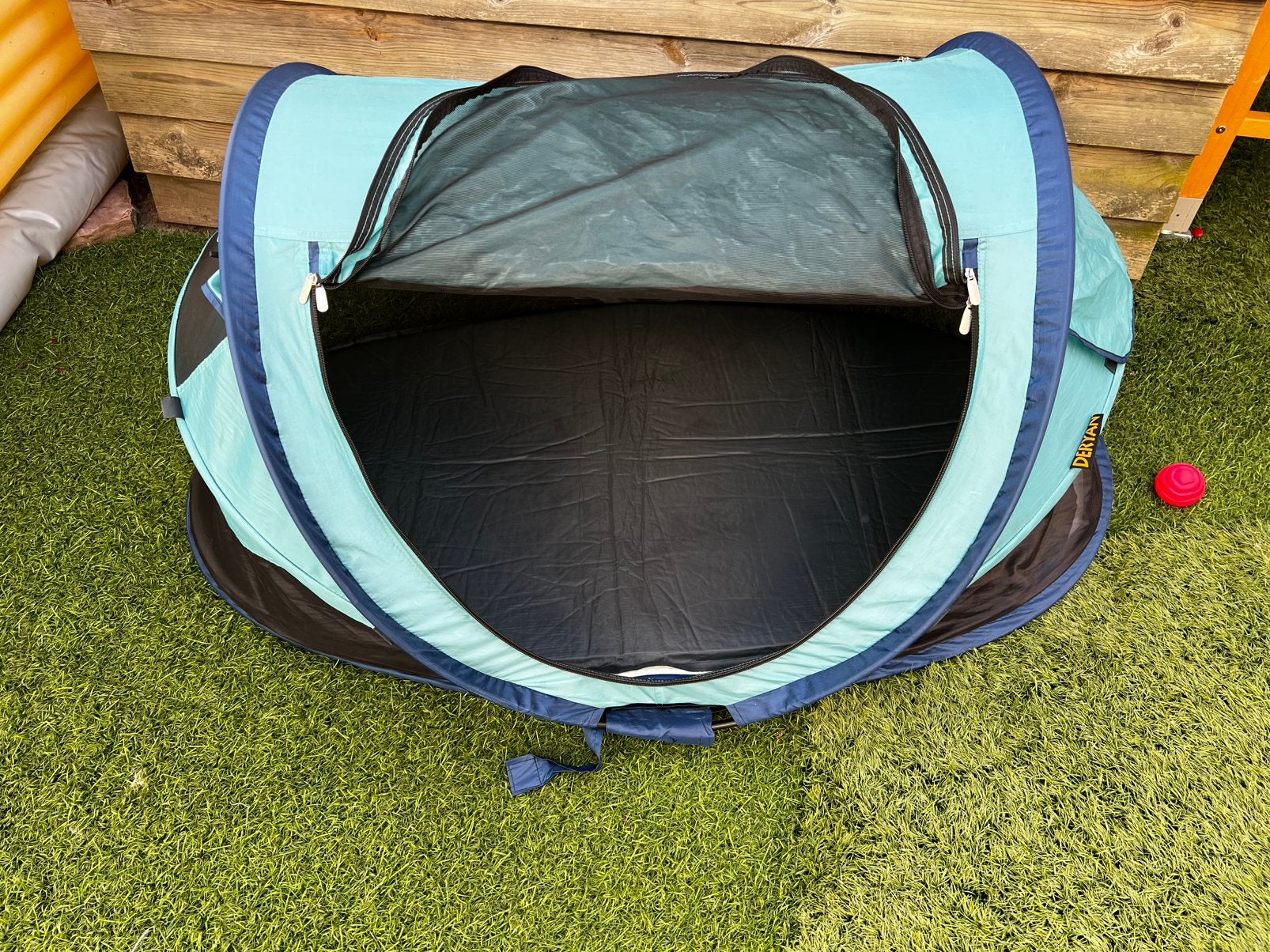 DERYAN Peuter Luxe Ocean reisbed / campingbed, Ophalen of Verzenden, Gebruikt, Tot en met 2
