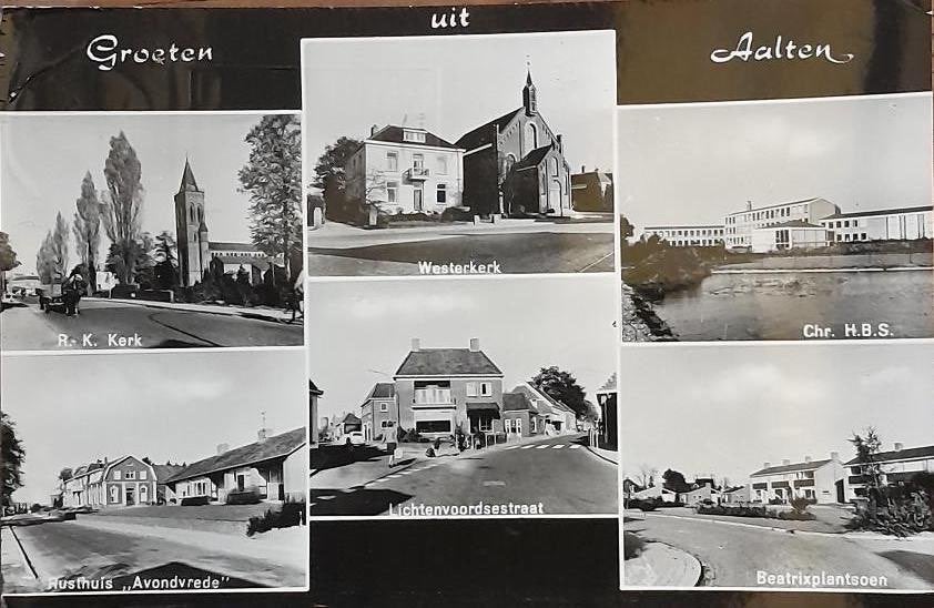 Aalten, Ophalen of Verzenden, 1940 tot 1960, Gelopen, Overijssel