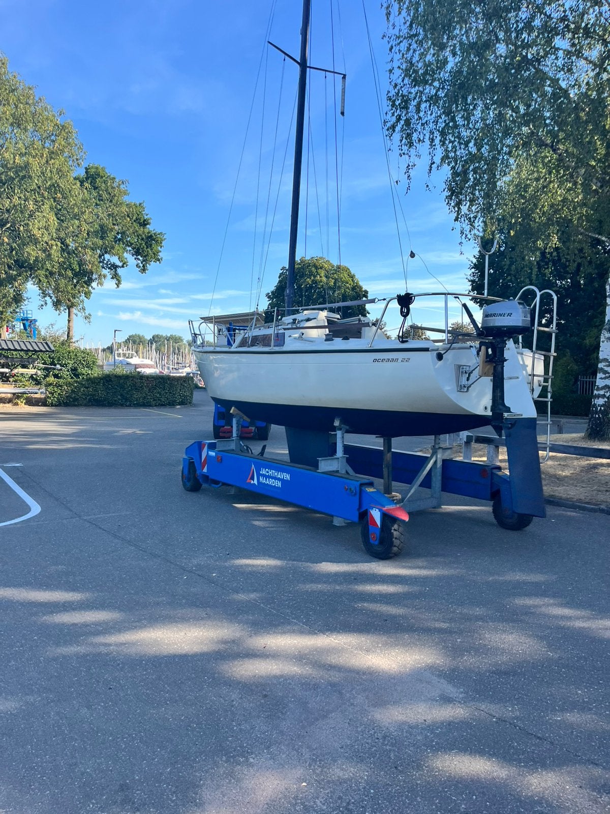 Goed zeilende Oceaan 22 te koop 1500 euro, Ophalen, Gebruikt, 1.00 - 1.50 meter, Tourjacht of cruiser