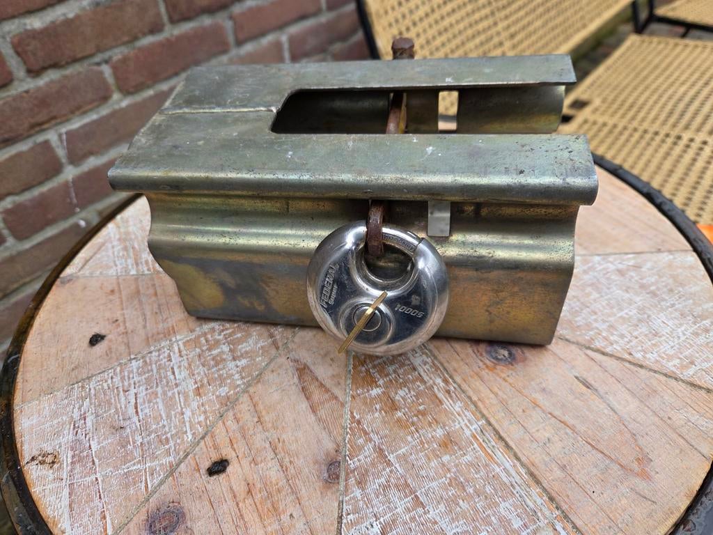 Te koop, Kopslot voor caravan, vouwwagen, bagagewagen, ect, Auto diversen, Aanhangwagen-onderdelen, Ophalen of Verzenden