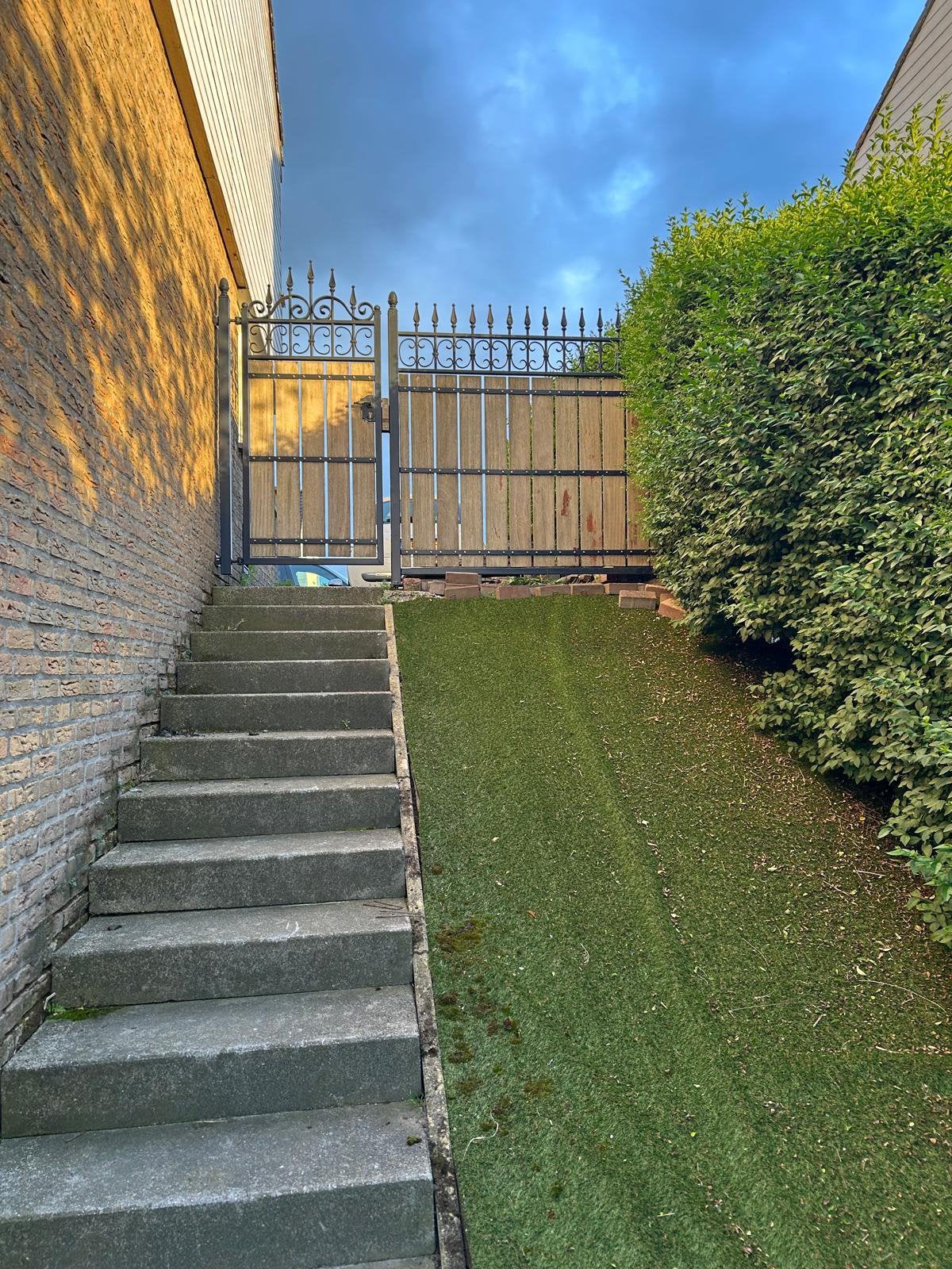 Sierhekwerk incl loop poort, Tuin en Terras, Tuinhekken en Hekwerk, Ophalen, Gebruikt, IJzer, Sierhekwerk