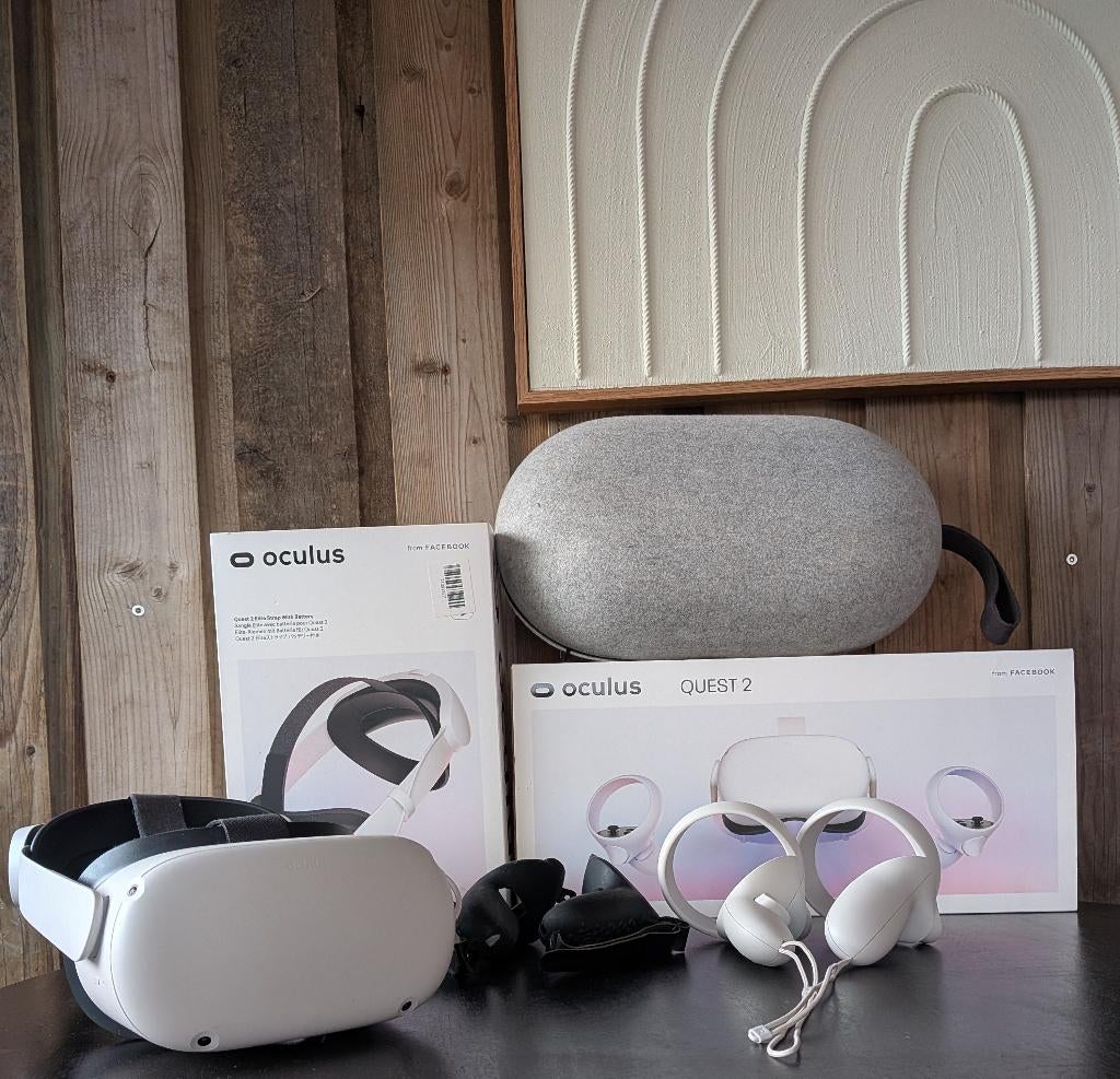 VR bril Meta Quest 2, Ophalen, Zo goed als nieuw, VR-bril, Overige platformen