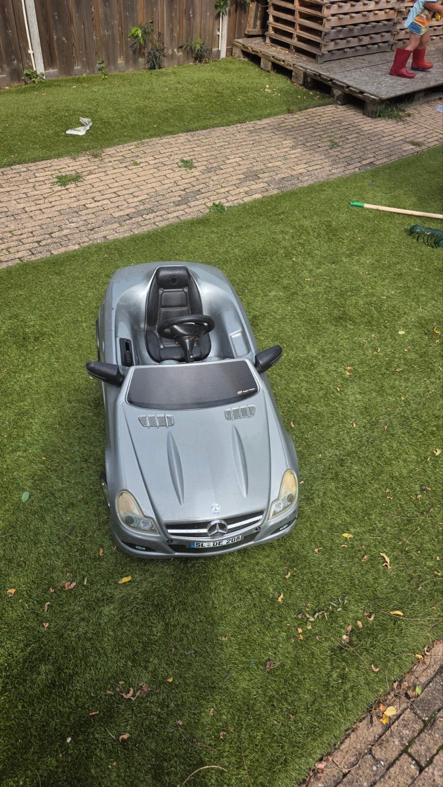 Mercedes-Benz Trapauto voor Kinderen, Ophalen