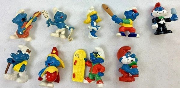 Smurfen 13 Figuren Peyo Schleich McDonald's Reclame Promo, Verzamelen, Smurfen, Coolsingel 104, 3011 AG Rotterdam, Netherlands