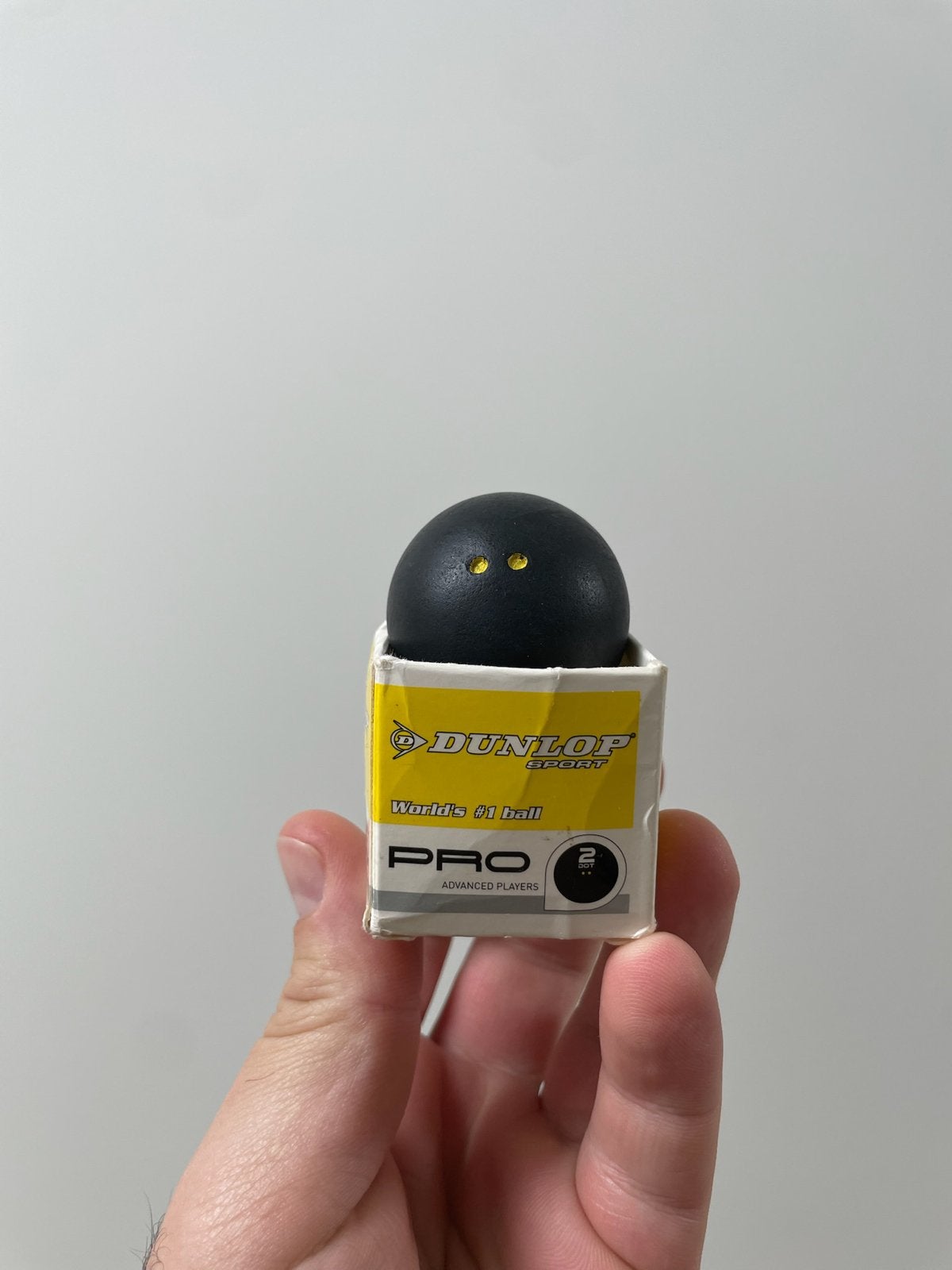 Set van 2 Dunlop Pro squashballen, Ophalen of Verzenden, Nieuw, Toebehoren