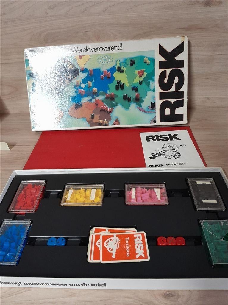 risk slecht doos [s1289], Hobby en Vrije tijd, Gezelschapsspellen | Bordspellen, Verzenden, Zo goed als nieuw