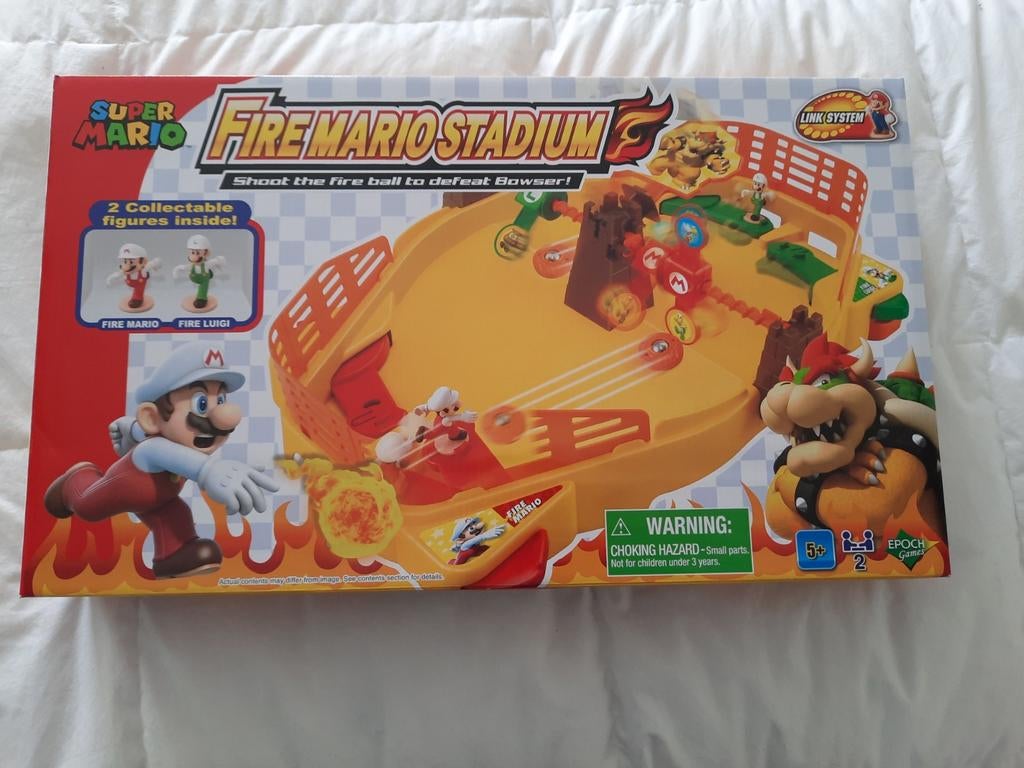 Super Mario Fire Mario Stadium EPOCH Game - Nieuw!, Kinderen en Baby's, Speelgoed | Duplo en Lego, Nieuw, Ophalen of Verzenden
