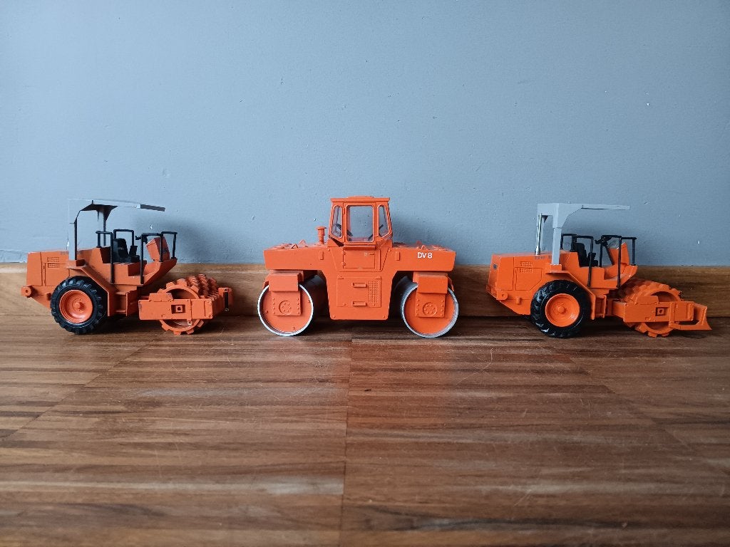 3 schaalmodellen Hamm, NZG model 1:25, made in W. Germany, Ophalen of Verzenden, Zo goed als nieuw, Overige typen