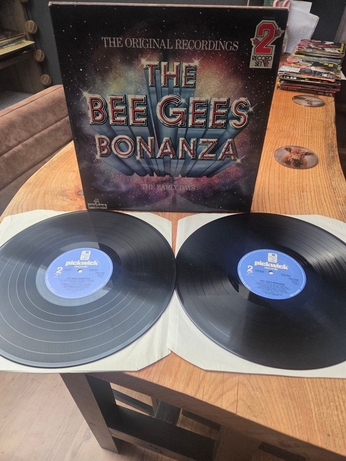 The Bee Gees Bonanza - The Early Days dubbel LP, Cd's en Dvd's, Vinyl | Pop, Gebruikt, Pop, Ophalen of Verzenden, 12 inch