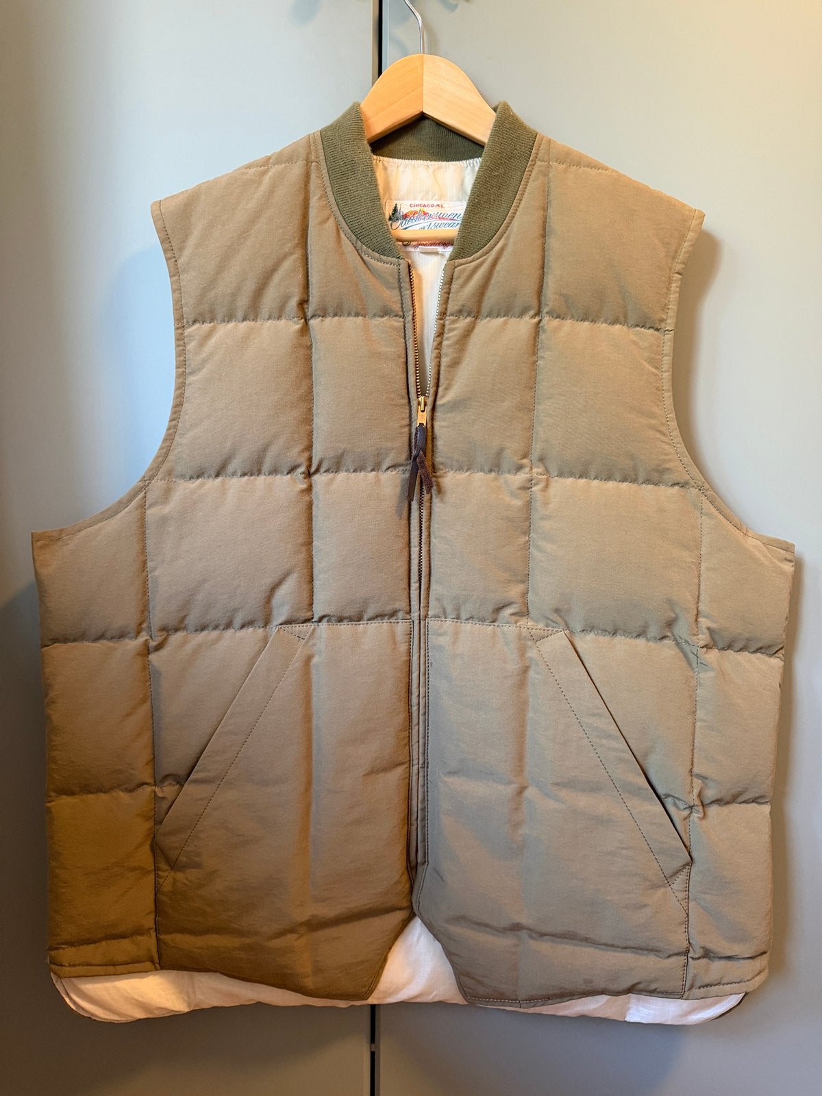The Real McCoys Cotton Down vest, Ophalen of Verzenden, Zo goed als nieuw, Maat 52/54 (L)