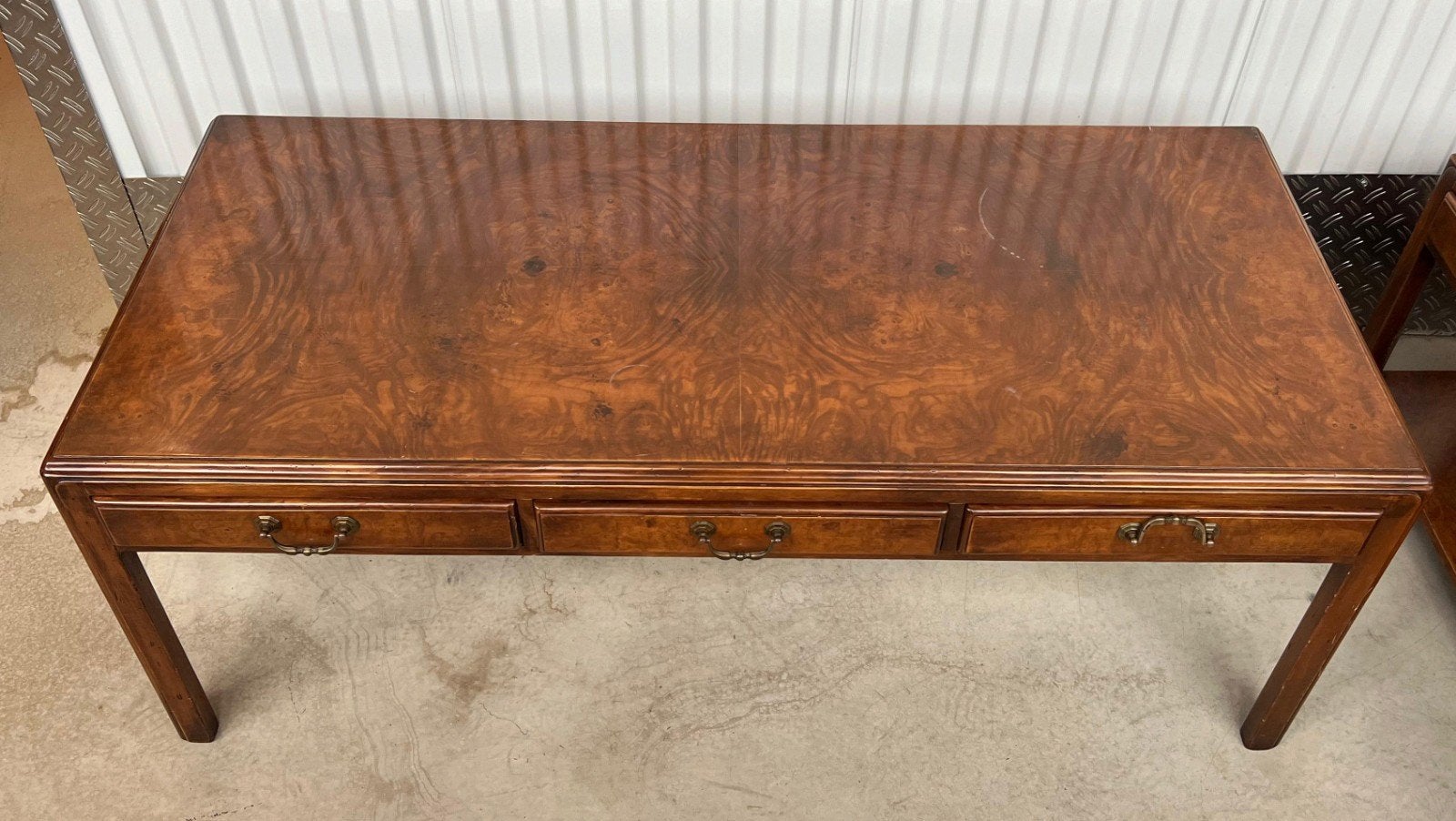 Salontafel en bijzettafels - notenhout - jaren 70, Huis en Inrichting, Ophalen, Gebruikt, 50 tot 100 cm, 50 tot 100 cm