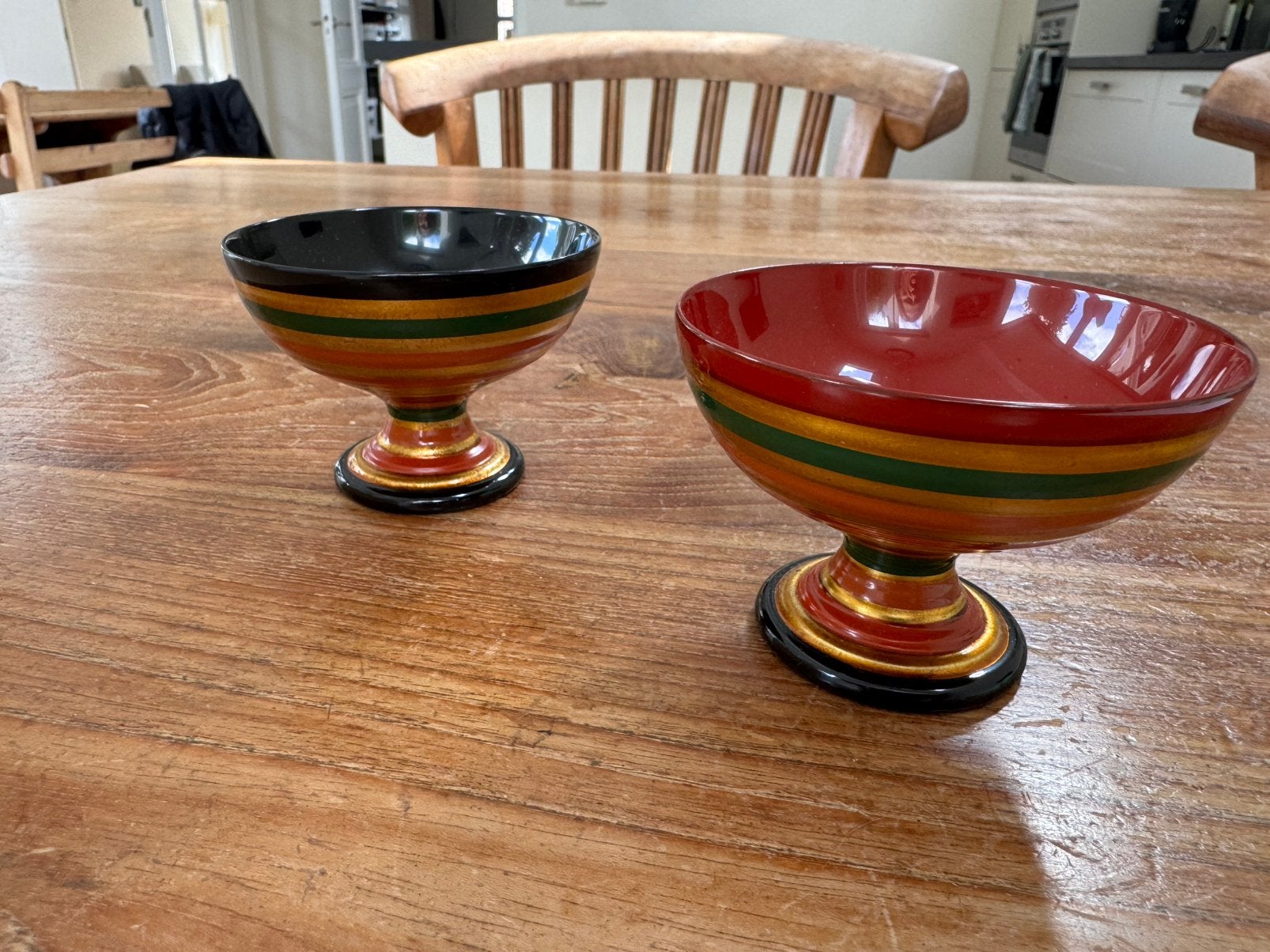 2 Zohiko sake cups Japans lakwerk nieuw origineel ca 330 eur, Ophalen