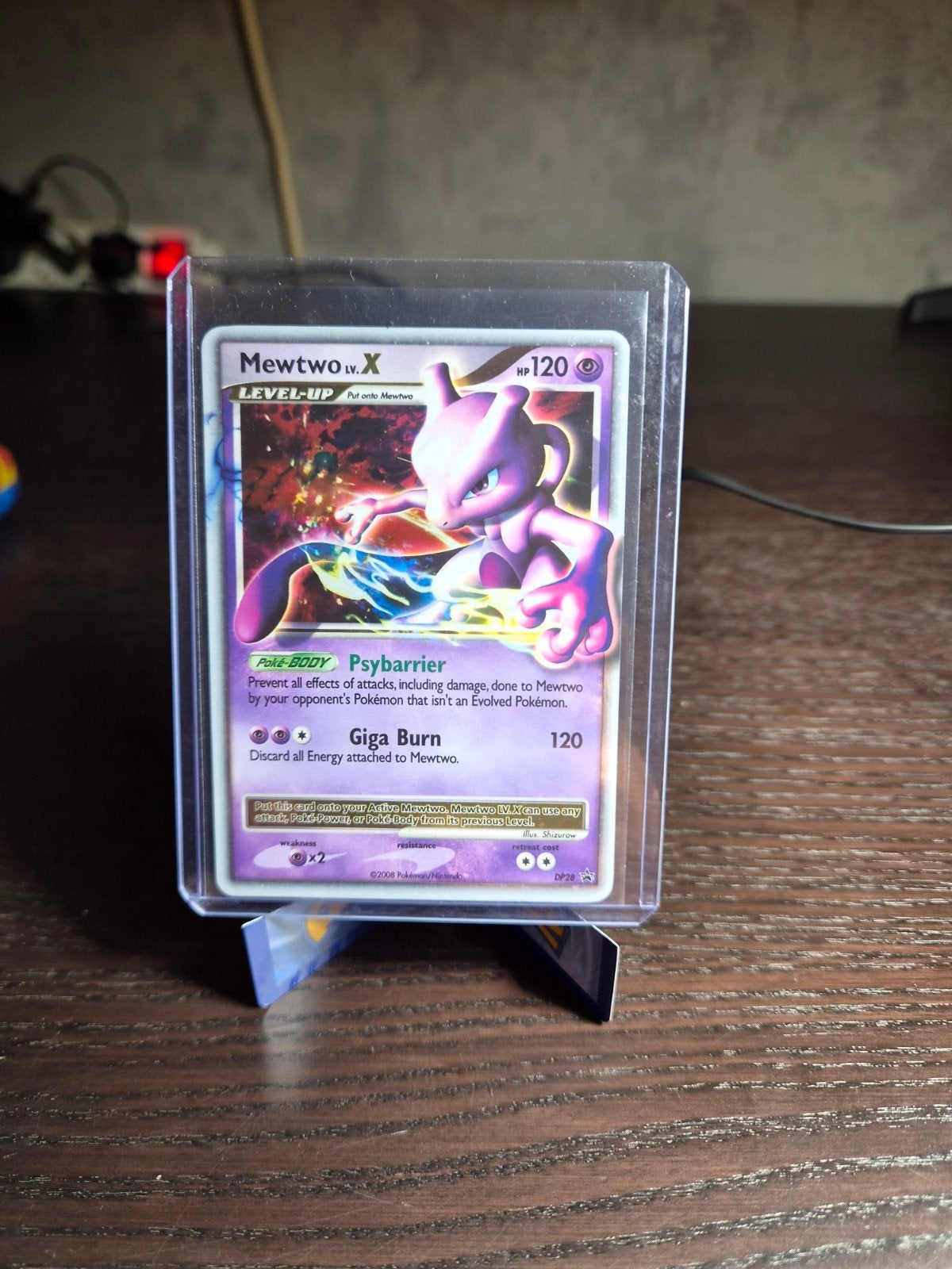 Mewtwo X Pokémon Kaart - Zeldzaam, Ophalen of Verzenden, Zo goed als nieuw, Losse kaart