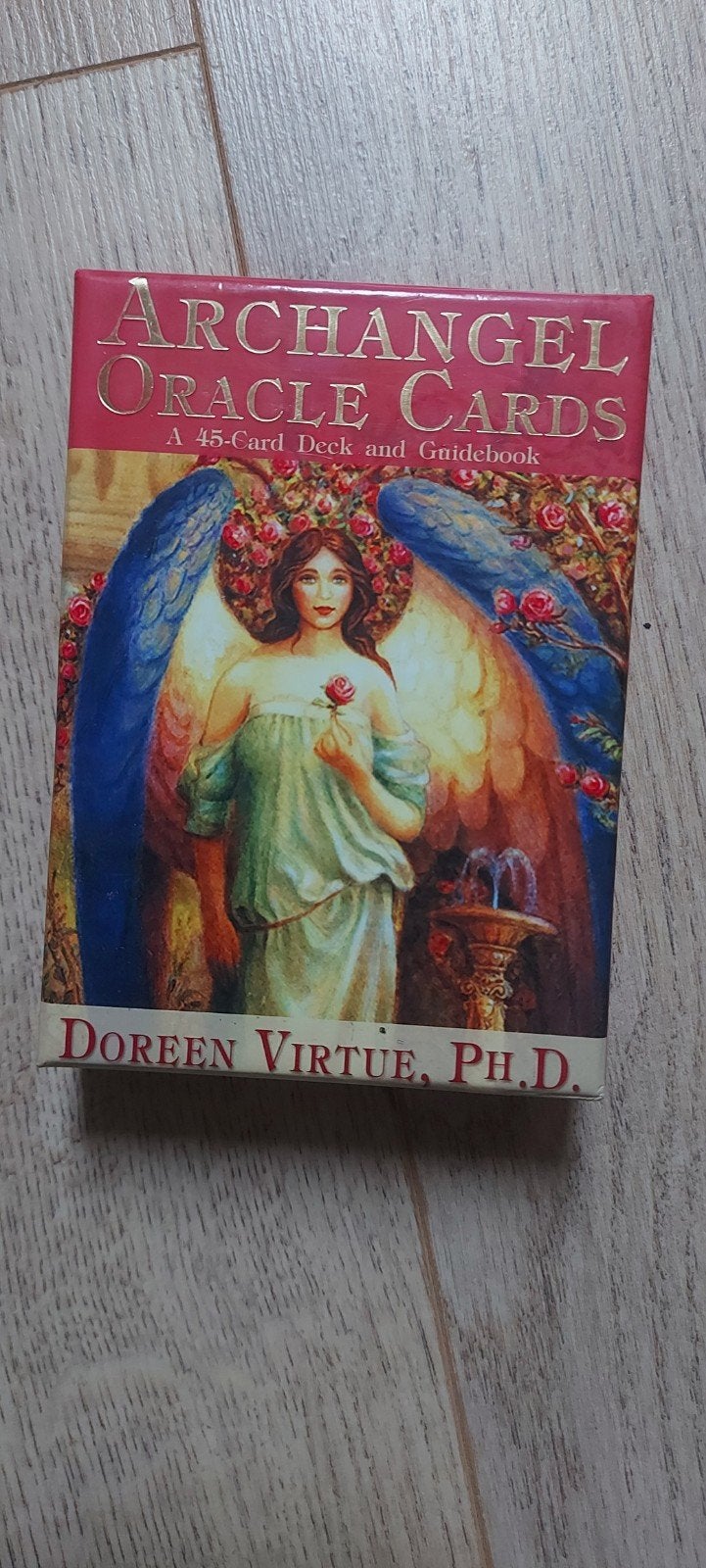 Archangel Oracle Cards Doreen Virtue (Engels), Boeken, Tarot of Kaarten leggen, Ophalen of Verzenden, Zo goed als nieuw, Instructieboek