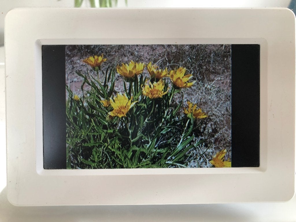 Digitale fotolijst met SD kaart, Ophalen, Gebruikt, 8 tot 12 inch, Diavoorstelling