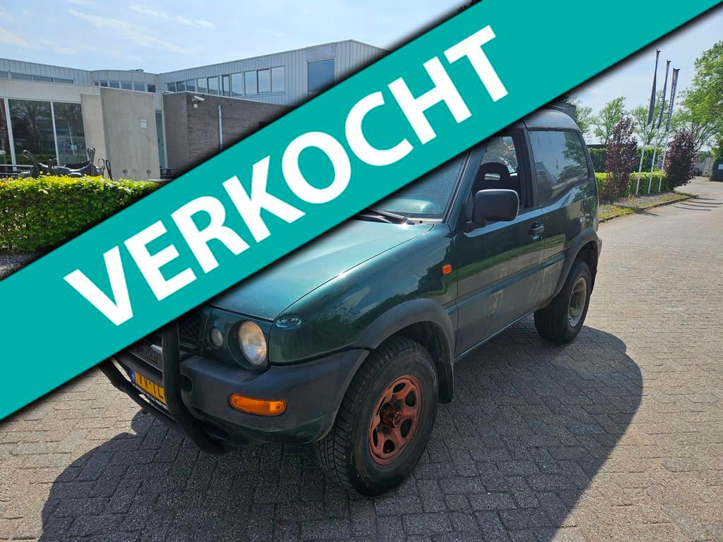 Nissan Terrano ll 2.7 TDi SR HR Airco 4x4, Auto's, Euro 2, 125 pk, Gebruikt, 2664 cc