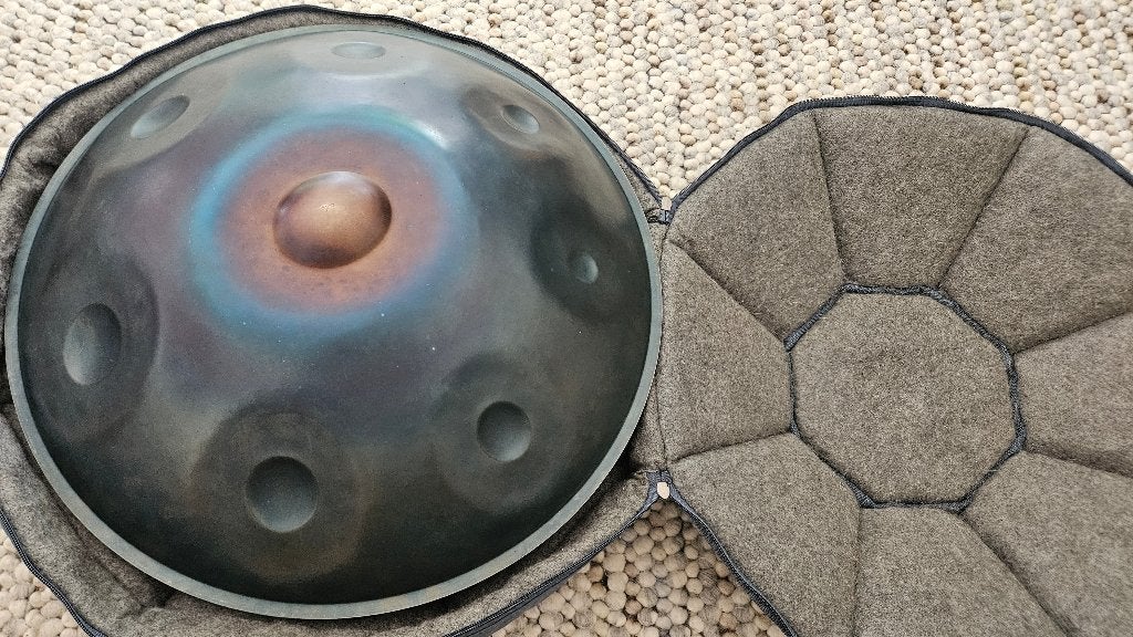Handgemaakte Aciel HANDPAN, Muziek en Instrumenten, Percussie, Ophalen, Zo goed als nieuw, Melodische percussie