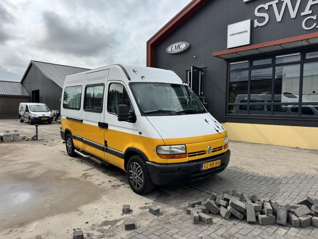 Renault Master 2,2 DCI 90 pk, buscamper 2 slaapplaatsen, Caravans en Kamperen, Campers, Overige merken, Buscamper of Camperbus