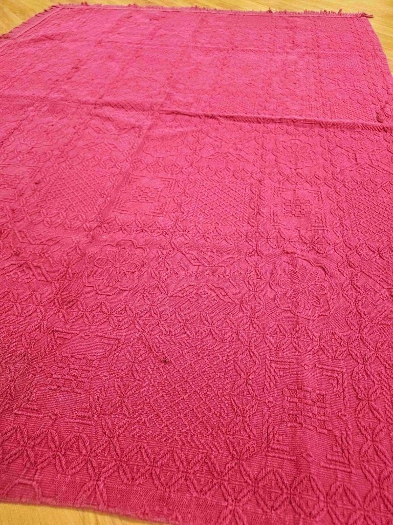Magenta rode sprei 116/142, Dekbedovertrek, Ophalen of Verzenden, Zo goed als nieuw, Mon Plaisir 19, Etten-Leur, Netherlands