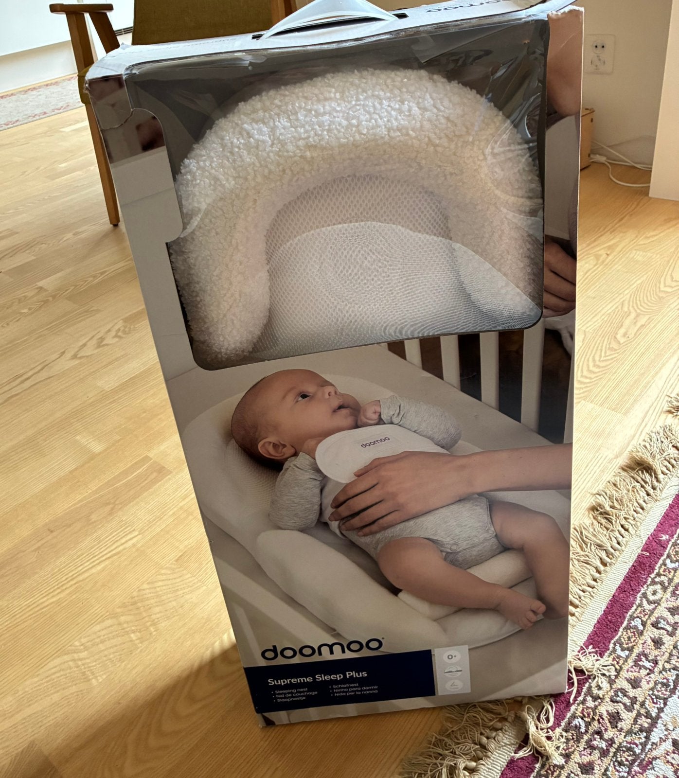 Doomoo | babynestje | met hellend vlak, Ophalen of Verzenden, Zo goed als nieuw, Overige typen