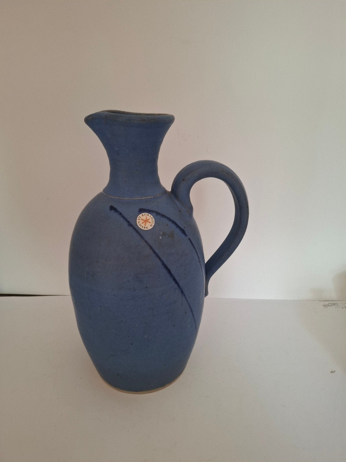 vintage vaas blauwe kleur. denmark, Ophalen