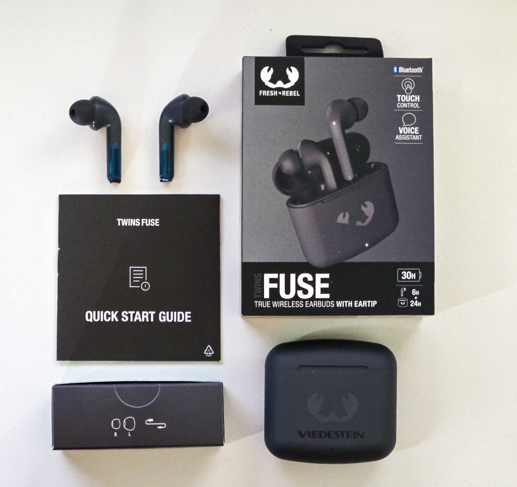 Fresh n Rebel Twins Fuse draadloze oordopjes, Ophalen, Zwart, In gehoorgang (in-ear), Nieuw