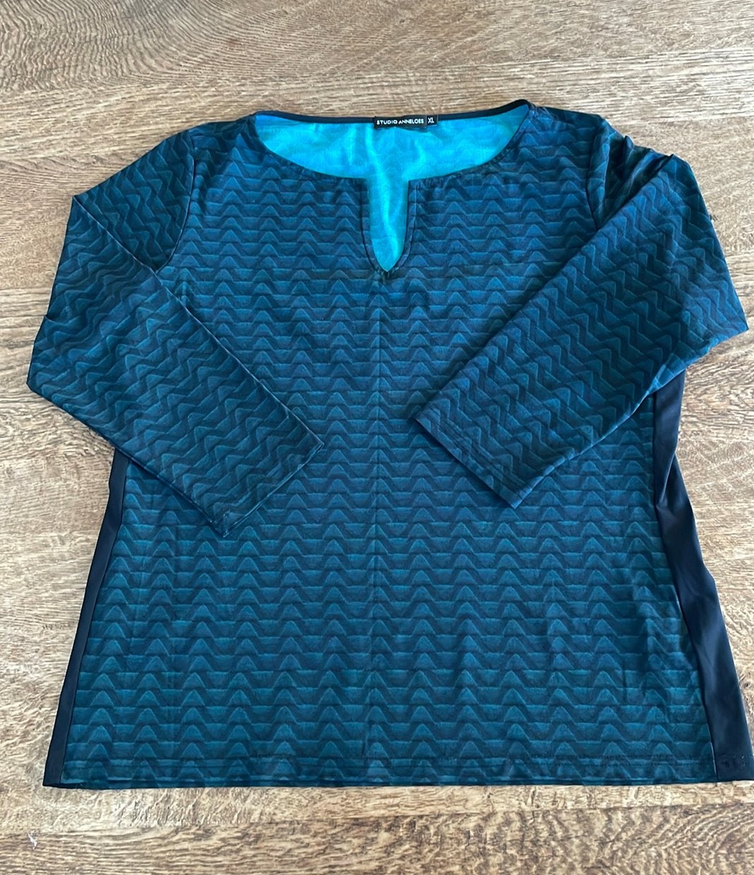 Blouse/ top van Studio Anneloes., Ophalen of Verzenden, Zo goed als nieuw, Maat 46/48 (XL) of groter, Blauw