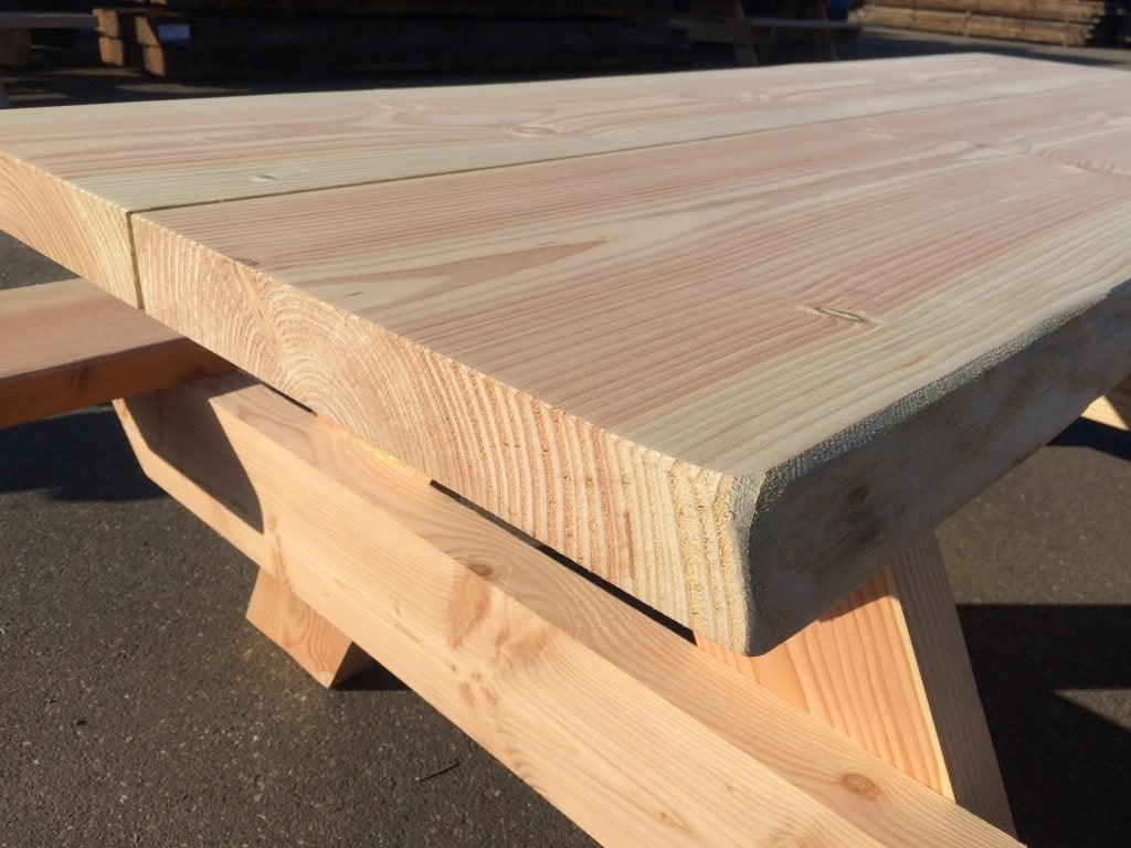 6 CM dik Douglas Picknicktafel Tuin Picknick Tafel, Tuin en Terras, Tuinbanken, Niet ingevuld, Niet ingevuld, Nieuw, Ophalen of Verzenden