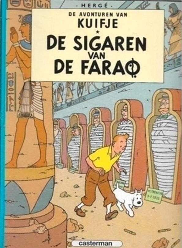 Kuifje De sigaren van de farao (SOFTCOVER), Eén stripboek, Ophalen of Verzenden, Zo goed als nieuw