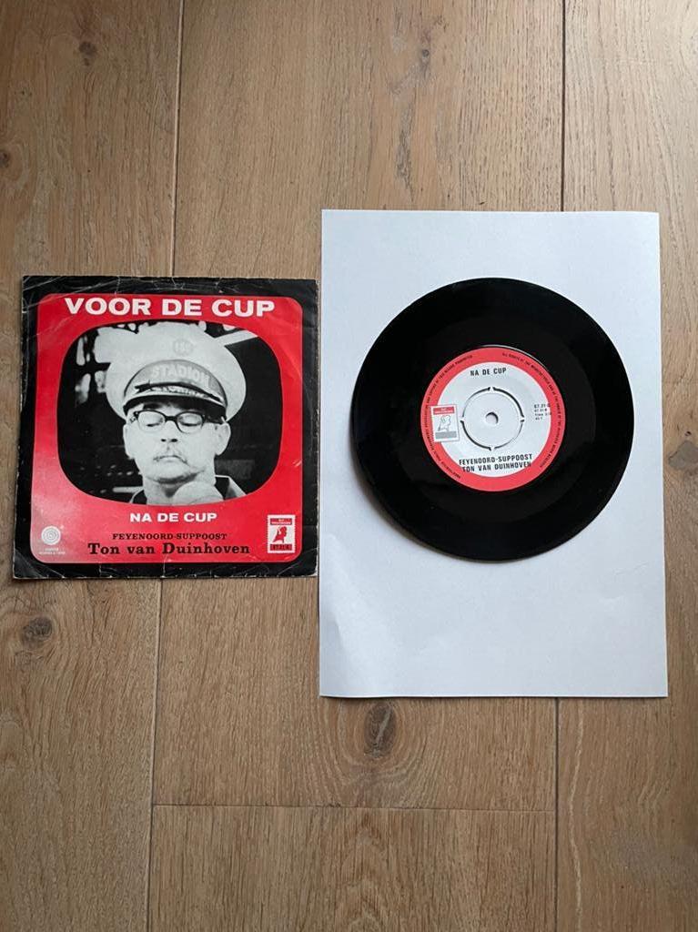 Single Voor de cup/Na de cup, Feynoord-suppoost, Ton v. Dui., Gebruikt, Single, Ophalen of Verzenden, Pop