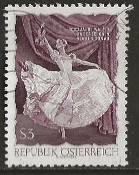 Oostenrijk 24, ballet voor asmae, Verzenden, Gestempeld