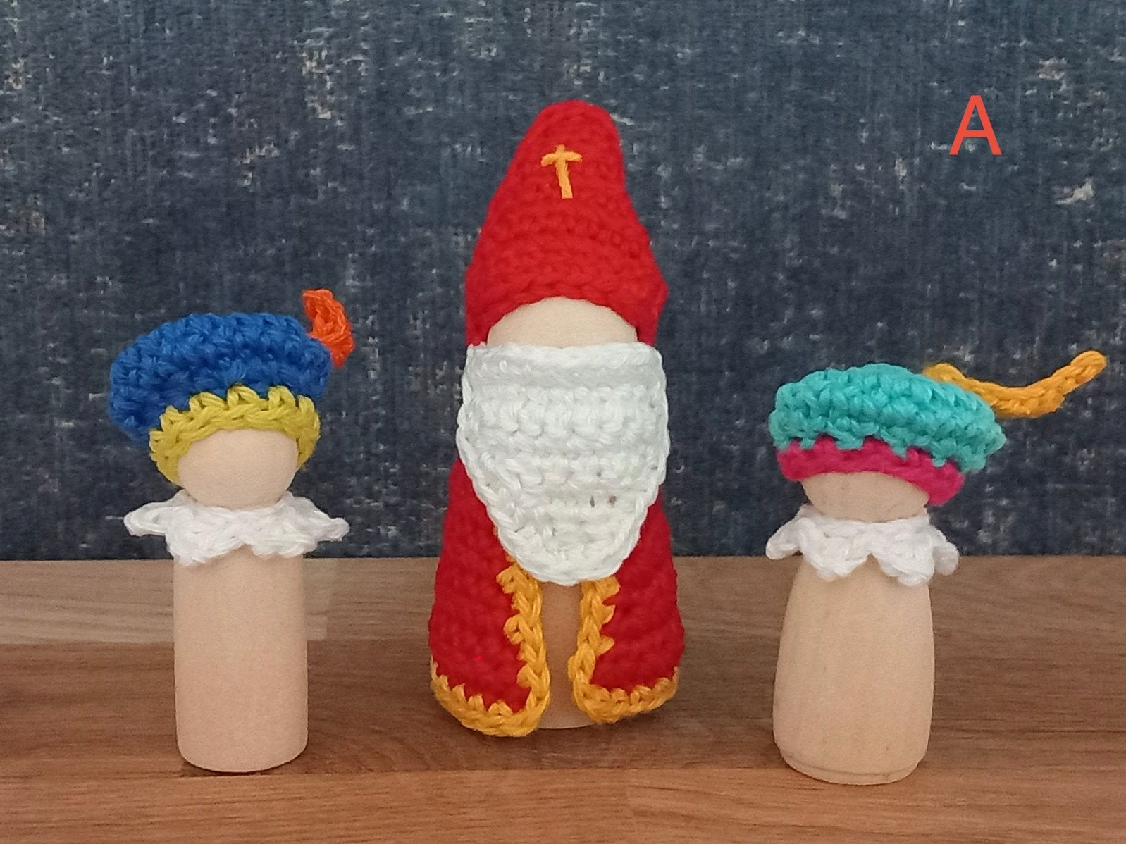 Sinterklaas pegdolls, poppetjes, Sint en Piet, Diversen, Ophalen, Nieuw