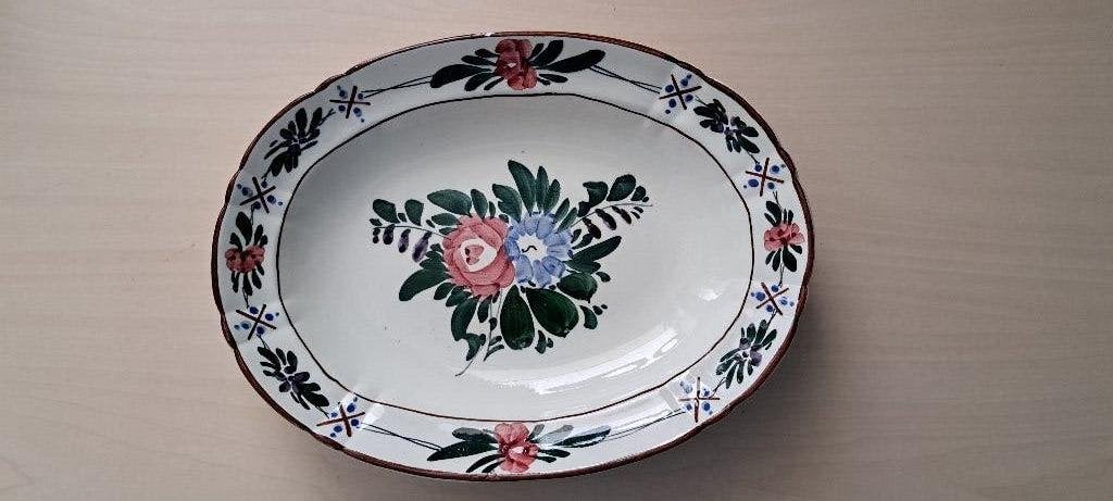 antiek porselein serveerschaal, Antiek en Kunst, Ophalen of Verzenden