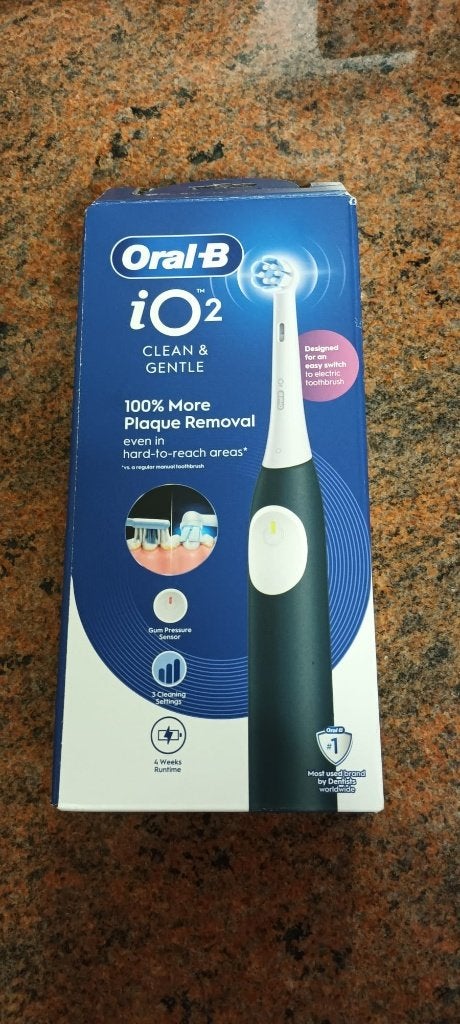 Oral-B iO2 Clean & Gentle Elektrische Tandenborstel, Witgoed en Apparatuur, Ophalen of Verzenden, Zo goed als nieuw, Mondverzorging