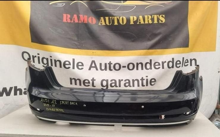 Achterbumper Audi A3 8V facelift Sportback '16-20 8V4807511L, Gebruikt, -, -, Ophalen of Verzenden