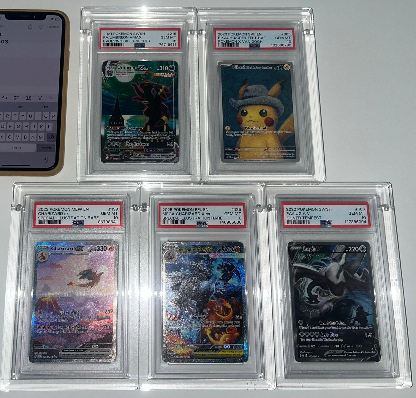** PSA 10 COLLECTIE **, Ophalen, Zo goed als nieuw