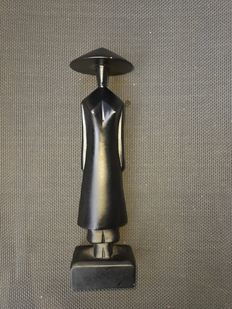 Houten beeldje uit Vietnam, Houtsnijwerk, Minder dan 20 cm, Ophalen of Verzenden, Handgemaakt