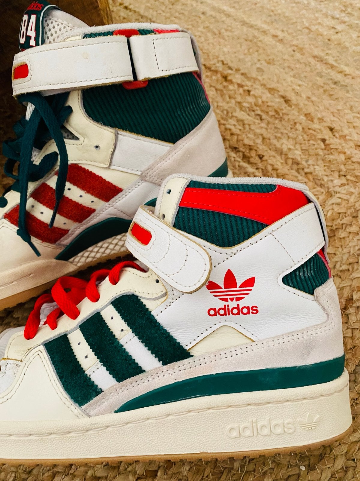 Collectors item: Adidas Forum 84 High sneakers 41 1/3, Kleding | Dames, Wit, Ophalen of Verzenden, Sneakers of Gympen, Gedragen