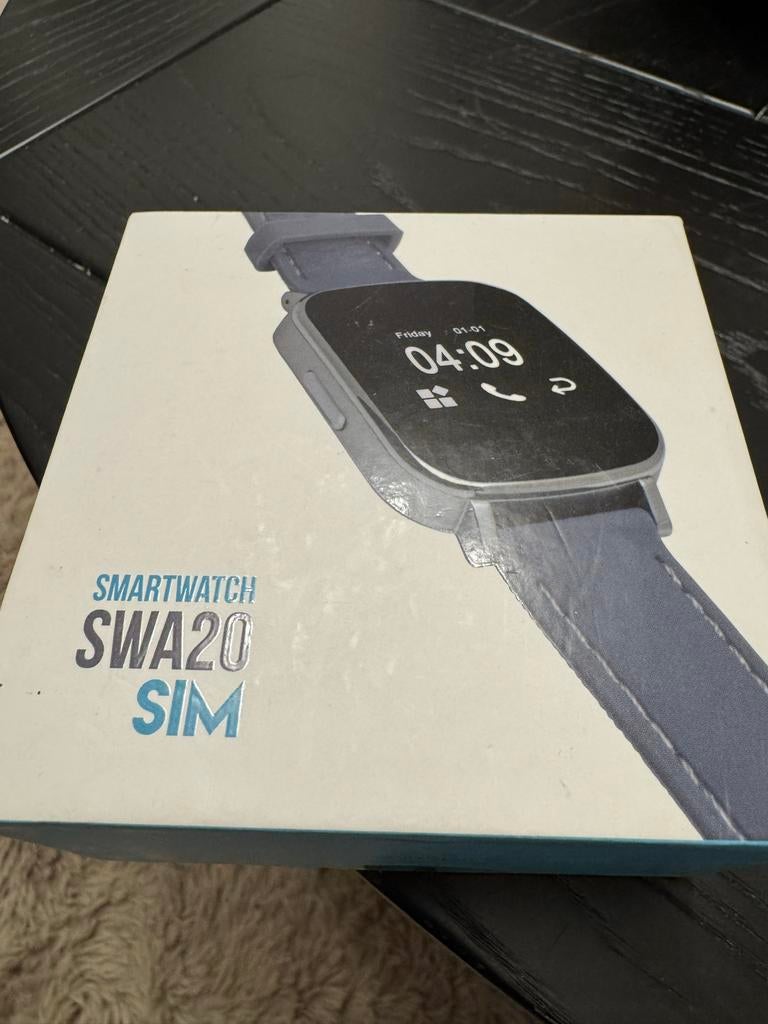 Nieuwe Prixton SWA20 Smartwatch met SIM-ondersteuning, Sieraden, Tassen en Uiterlijk, Smartwatches, Nieuw, Android, Zwart, Stappen