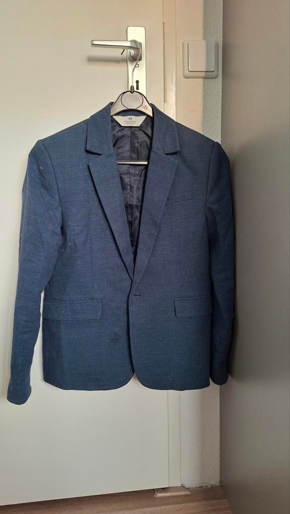 H&M Blauw Colbert Maat 146/152 (10-11Y), Kinderen en Baby's, H&M, Ophalen of Verzenden, Jongen, Overige typen