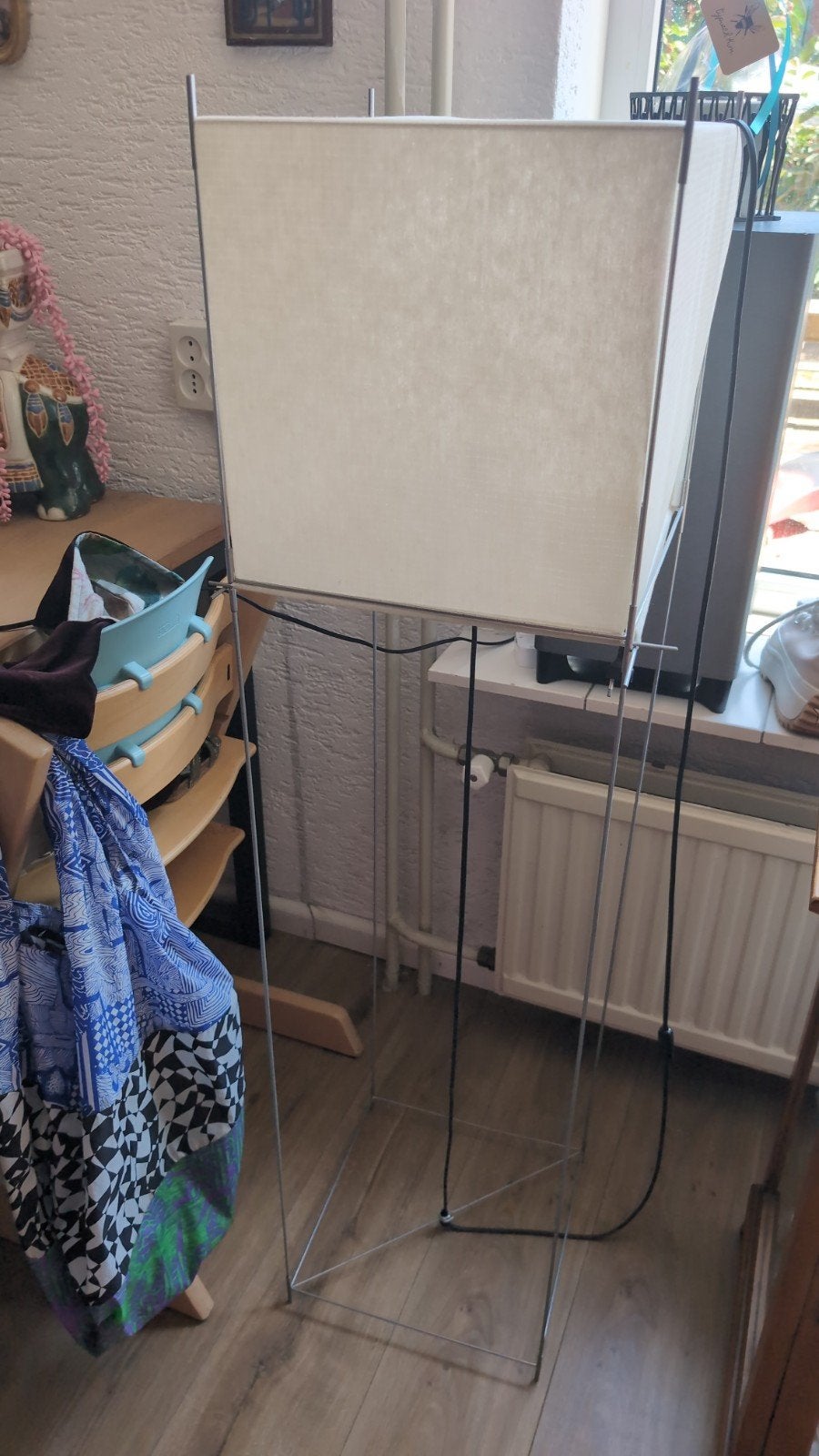 Lotek Vloerlamp, Moderne staande lamp met stoffen kap, Ophalen, Gebruikt, 150 tot 200 cm, Modern, minimalistisch