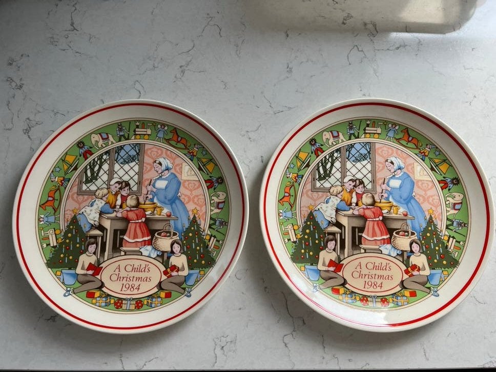 Borden Wedgwood “A Child’s Christmas”., Ophalen of Verzenden, Zo goed als nieuw
