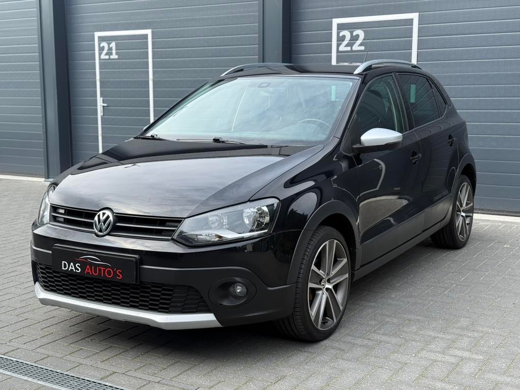 Volkswagen Polo Cross 1.2 |Stoelvrw|cruise|camera|Clima, Auto's, Voorwielaandrijving, Stof, Zwart, Zwart