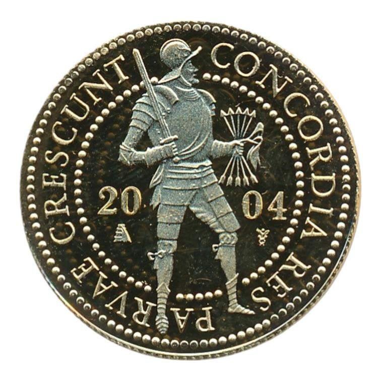 Nederland Gouden Dubbele Dukaat 2004, Ophalen of Verzenden, Goud