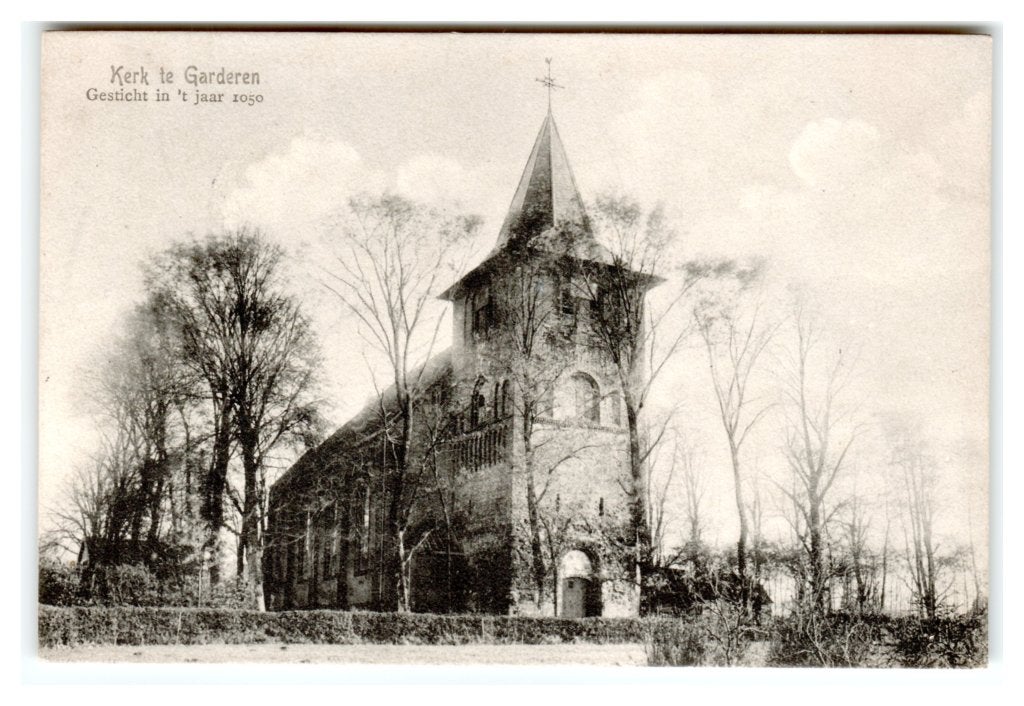 Garderen, Kerk, Verzenden, Voor 1920, Gelopen, Gelderland